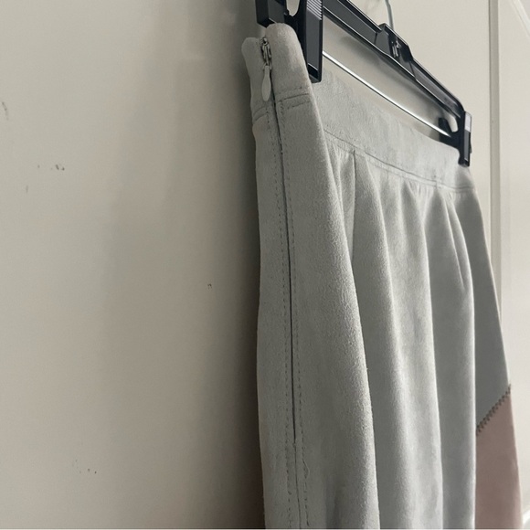 Anthropology gray and multi color block skirt with side zipper 30852 - Picture 5 of 9